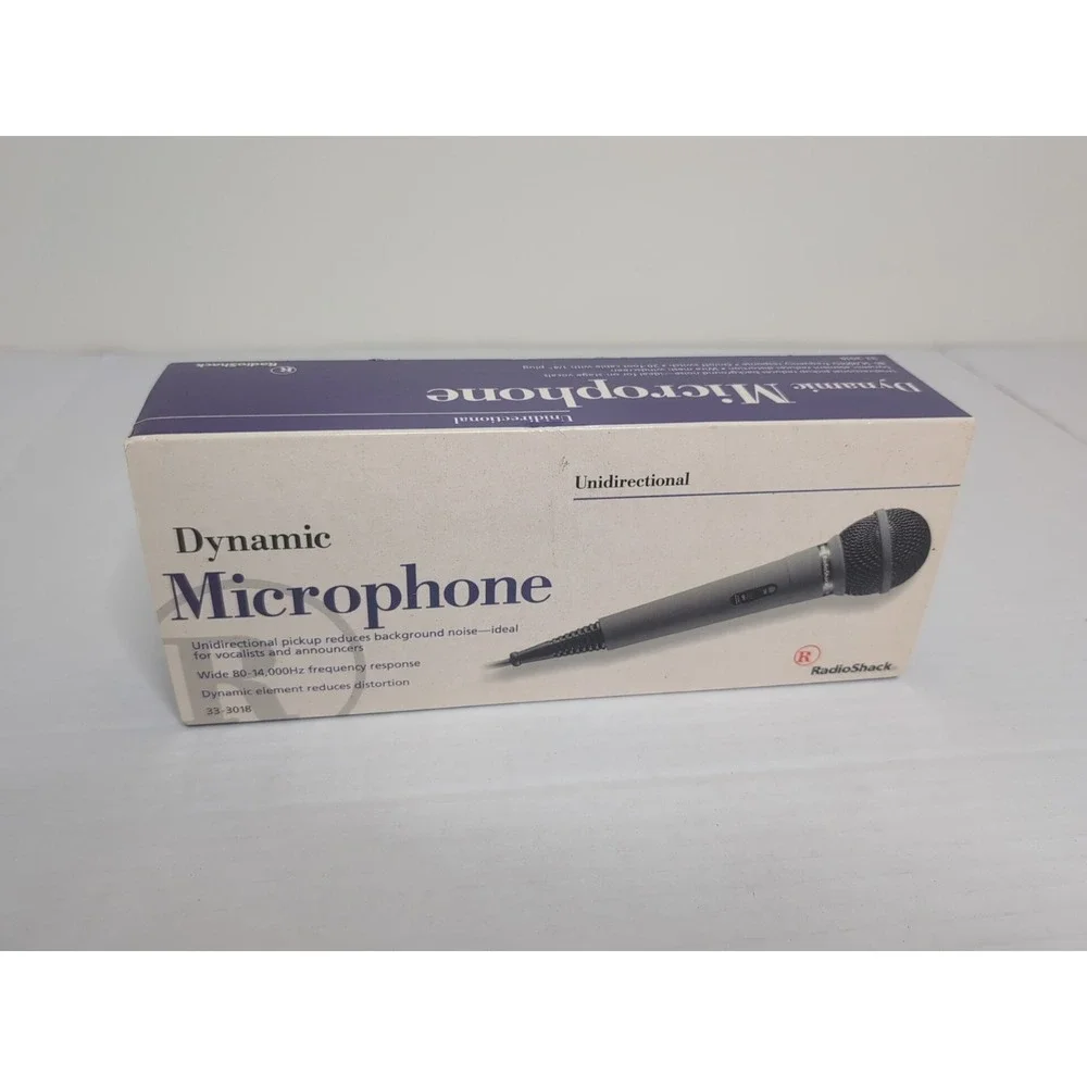 RadioShack 33-3018 Dynamic Cable Professional Microphone